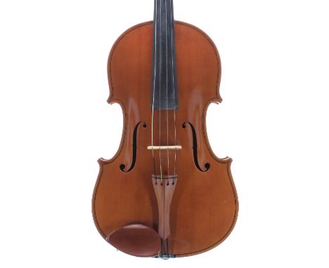 English contemporary Tertis model viola by Ralf Miles, unlabelled, 16 5/8", 42.20cm, case  *This viola is sold with a bill of