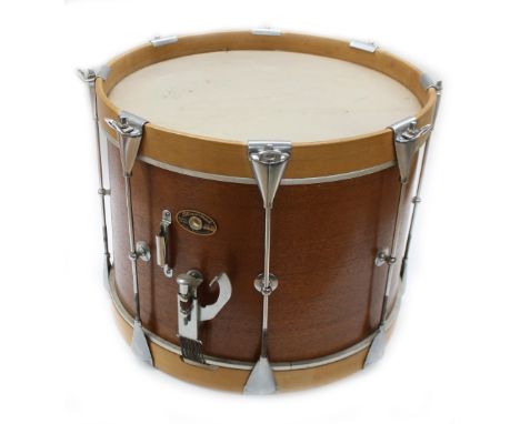 Vintage Slingerland 14" marching snare drum; together with a vintage Gretsch 14" marching snare drum (2)