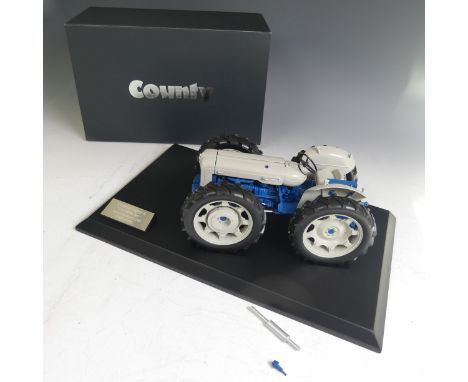 Universal Hobbies (1/16th scale) 1968 County 754 Tractor, finished in blue and light grey, limited edition no.572 of 999, wit