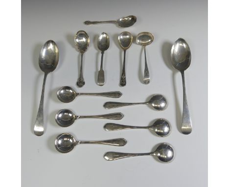 A pair of George V silver Table Spoons, by&nbsp;John Round &amp; Son Ltd., hallmarked Sheffield, 1911, Old English pattern, t