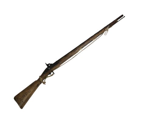 An East India Company conversion percussion Musket, an original 3rd model India pattern Brown Bess Musket converted to percus