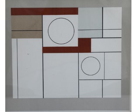 Ben Nicholson (1894-1982), print on paper, Frontispiece from Signature 13, January 1940, printed by the Curwen Press on White