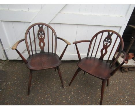 2 Ercol carver chairs
