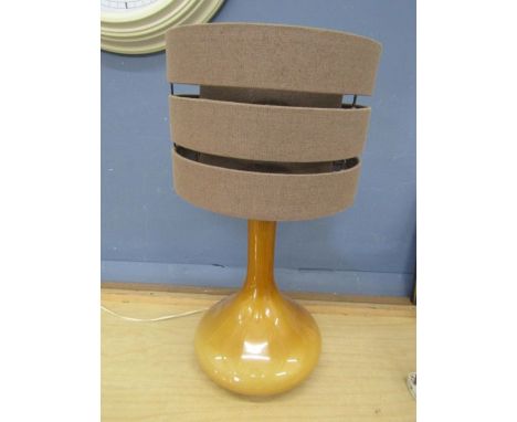 Retro table lamp with shade (no plug)