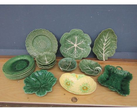 Cabbage plates and bowls including Carltonware 