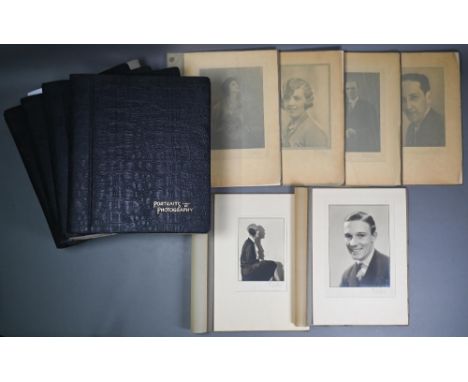 Dudley Glanville (1904-92) - ten 1920s/30s unframed society portrait photographs, 16.5 x 12 cm, mounted on card, to/w seven s