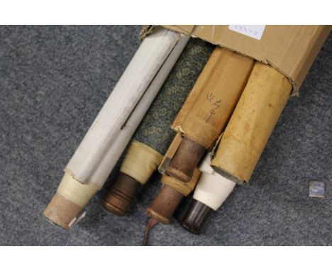 A small group of Chinese scroll pictures.