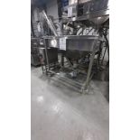 Stainless Steel Dumpster, on Wheels, c/w Motor, 63'' x 63'' x 59''H