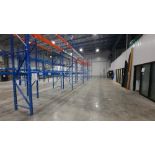 Industrial Ready Rack Sections: 18'H, 42''D, (4) Bars per Section, (3) 12'L, (3) 8.5'L