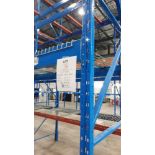 Industrial Ready Rack Sections: 18'H, 42''D, (4) Bars per Section, (3) 12'L, (5) 8.5'L