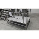 7' Stainless Steel Platform, 79'' x 51''