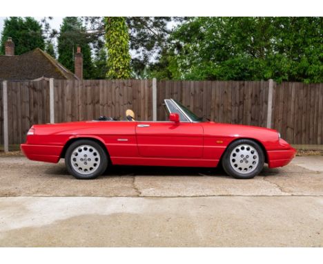 1991 Alfa Romeo Spider S4 Transmission: manual Mileage:60900  The Spider designation for the open top sports cars originates 