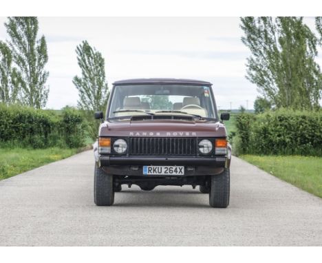 1982 Range Rover Classic (Symbol) Transmission: manualMileage:48424The first generation Range Rover was produced between 1970