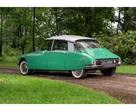 1970 Citroën DS 21 Transmission: automaticMileage:80264After 18 years of secret development, the DS was introduced in October
