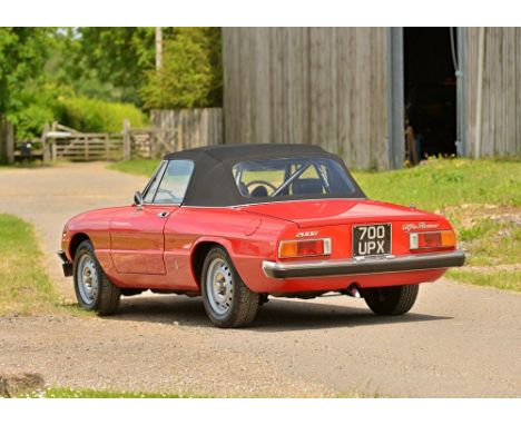 1977 Alfa Romeo 2000 Spider Veloce Transmission: manualMileage:94947The Alfa Romeo Spider was produced from 1966 to 1993 and 