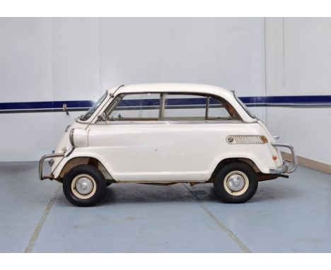 1958 BMW Isetta 600 Transmission: manualMileage:30825The BMW 600 is a four-seater microcar produced by the German automaker f