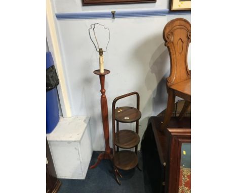 Cake stand and lamp