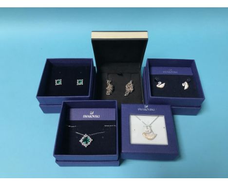 A collection of Swarovski jewellery