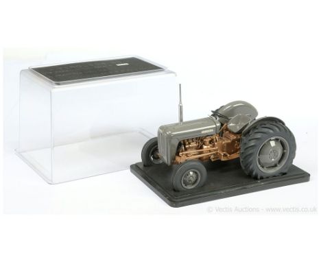 G &amp; M Farm Models (1/16th scale) Ferguson 35 Tractor - finished in grey, gold - condition appears to be generally Mint in