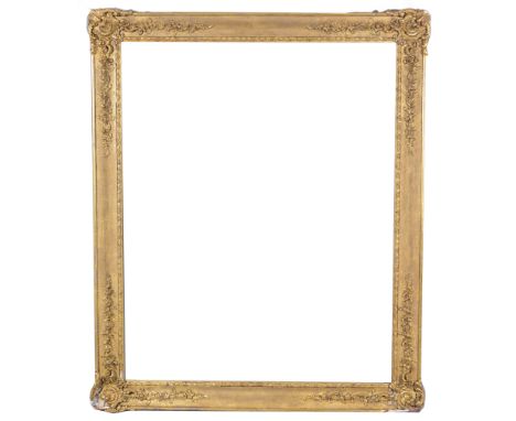 American 1840  Rabbet Size: 50.75 x 40.5 in. Overall Framed Size: 58 x 48 in. (87-504) (Med) Provenance: The historic period 