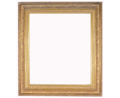 Antique Gilt/Wood Frame Rabbet Size: 22.5 x 19.5 in. Overall Framed Size: 29 x 26 in. (97-248) (22) Provenance: The historic 