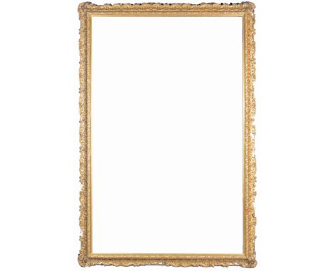 American 1850's  Rabbet Size: 75 x 48.5 in. Overall Framed Size: 81 x 54 in. (99-193) (Med) Provenance: The historic period f