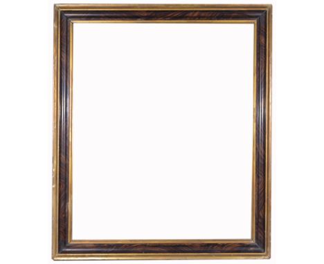 European 19th C. Frame. Rabbet Size: 30 1/8 x 25 1/8 in. Overall Framed Size: 34.5 x 29.5 in. (08-95) (98) Provenance: The hi