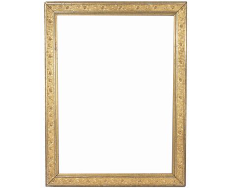 American 1880's Rabbet Size: 30 1/8 x 22 1/8 in. Overall Framed Size: 35 x 27 in. (89-280) (309) Provenance: The historic per