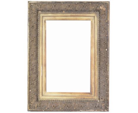 American 1870 Rabbet Size: 19 x 12 in. Overall Framed Size: 28.5 x 21.5 in. (94-31) (318) Provenance: The historic period fra