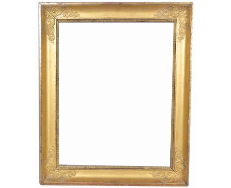 French 1860-70 Rabbet Size: 22.75 x 17.75 in. Overall Framed Size: 27 x 22 in. (97-367) (309) Provenance: The historic period