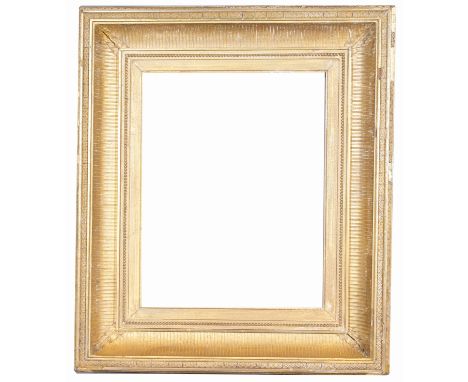 Rabbet Size: 14 1/8 x 11 1/8 in. Overall Framed Size: 21 x 18 in. (07-235) (325) Provenance: The historic period frame collec