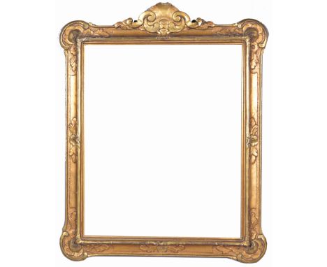 American 1920's Gilt/Wood Frame. Rabbet Size: 17 x 14 in. Overall Framed Size: 22 x 18 in. (87-586) (301) Provenance: The his