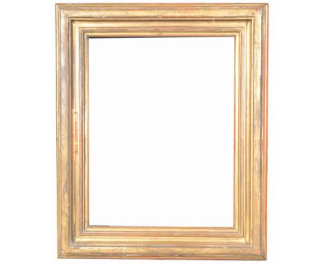 Rabbet Size: 17.75 x 13.5 in. Overall Framed Size: 23 x 19 in. (98-221) (304) Provenance: The historic period frame collectio