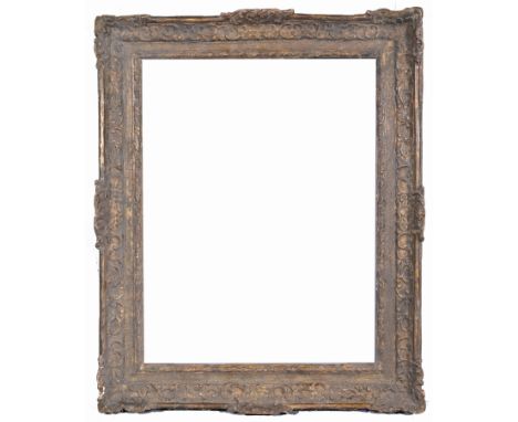 Rabbet Size: 21 1/8 x 16.25 in. Overall Framed Size: 26 x 21.5 in. (99-58) (302) Provenance: The historic period frame collec
