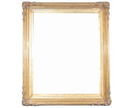 American 1880 Rabbet Size: 36 1/8 x 29 1/8 in. Overall Framed Size: 44.5 x 37.5 in. (94-66) (306) Provenance: The historic pe