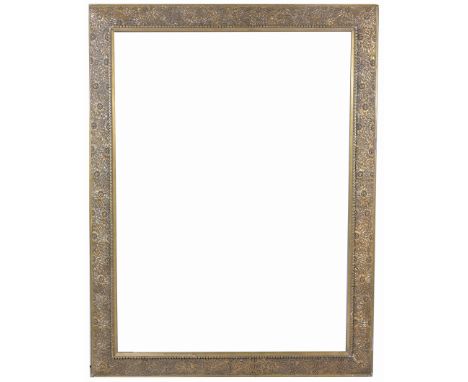Large American 1850's Frame.  Rabbet Size: 50.5 x 36.5 in. Overall Framed Size: 61.5 x 47.5 in. (05-71) (Med) Provenance: The