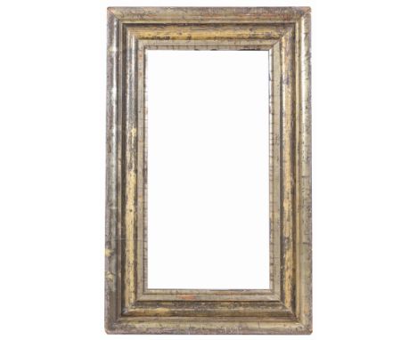 Rabbet Size: 11.5 x 6 in. Overall Framed Size: 14 x 9 in. (07-49) (311) Provenance: The historic period frame collection of E