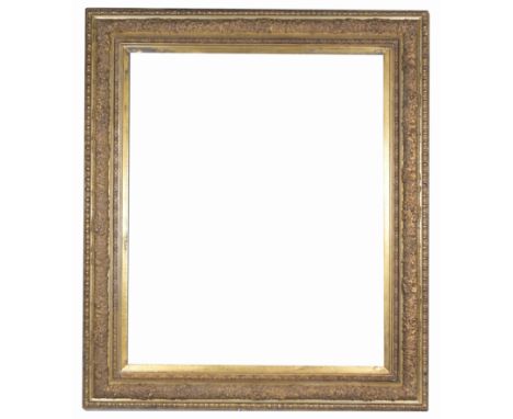 American 1890's Rabbet Size: 40 1/8 x 33 1/8 in. Overall Framed Size: 50.5 x 43.5 in. (92-201) (312) Provenance: The historic