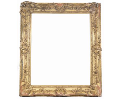 American 1850 Rabbet Size: 30.25 x 25.25 in. Overall Framed Size: 39 x 34 in. (87-177) (324) Provenance: The historic period 