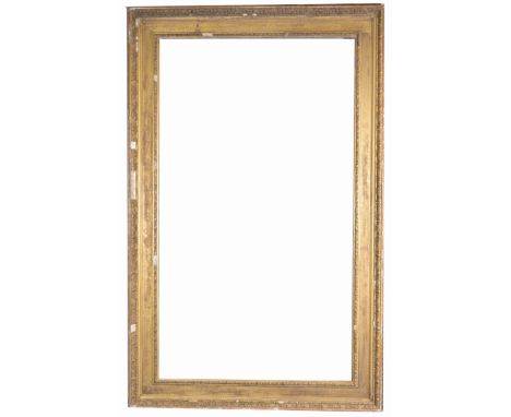 Monumental English 19th C. Rabbet Size: 80 6/8 x 46.75 in. Overall Framed Size: 94.5 x 61 in. (97-511) (Med) Provenance: The 