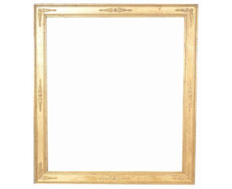 European 19th C. Rabbet Size: 29.75 x 26 1/8 in. Overall Framed Size: 34 x 30.5 in. (91-55) (304) Provenance: The historic pe