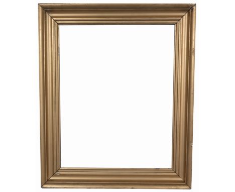 American 1880's Rabbet Size: 22.75 x 18.25 in. Overall Framed Size: 28 x 23 in. (08-126) (300) Provenance: The historic perio