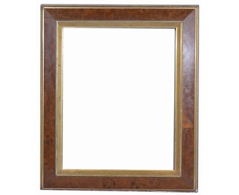 American 1870 Rabbet Size: 20 x 16 in. Overall Framed Size: 26 x 22 in. (95-51) (312) Provenance: The historic period frame c
