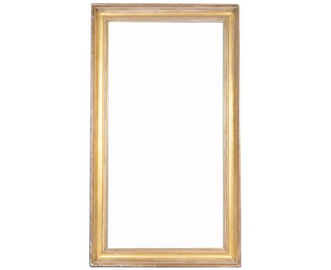 American 1820's Gilt Frame. Rabbet Size: 43.5 x 23.5 in. Overall Framed Size: 50.5 x 28.5 in. (07-258) (317) Provenance: The 