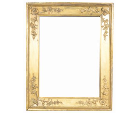 Antique Gilt/Wood Frame. Rabbet Size: 26 1/8 x 20.5 in. Overall Framed Size: 32 x 26 in. (05-3) (304) Provenance: The histori