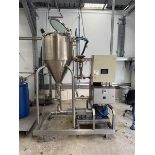 Part assembled system including warming vessel, Vitherm heat exchanger, motor, Beijer x2 touch