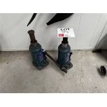 Two TUV 15ton hydraulic jacks