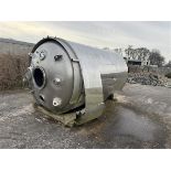 Stainless Steel holding tank with agitator, approx. size: 72" x Height: 126" - no motor - Spares