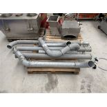 Quantity of assorted galvanised pipework