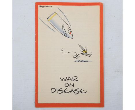 Fougasse (1887 - 1965), colour leaflet (lithograph with campaign text inside) on paper, War On Disease, the Central Council f